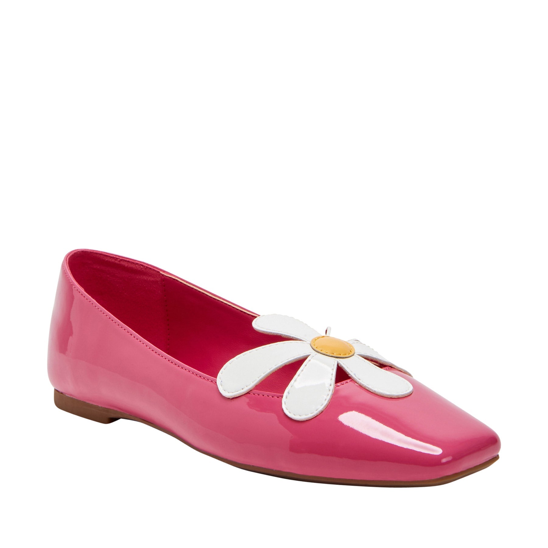 Dreamy Rose patent leather ballet flats