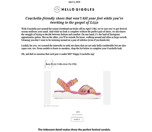 HELLO GIGGLES - The Pilly