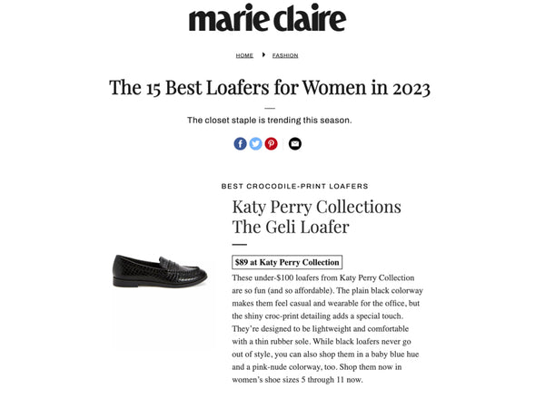marie daire - The Geli Loafer