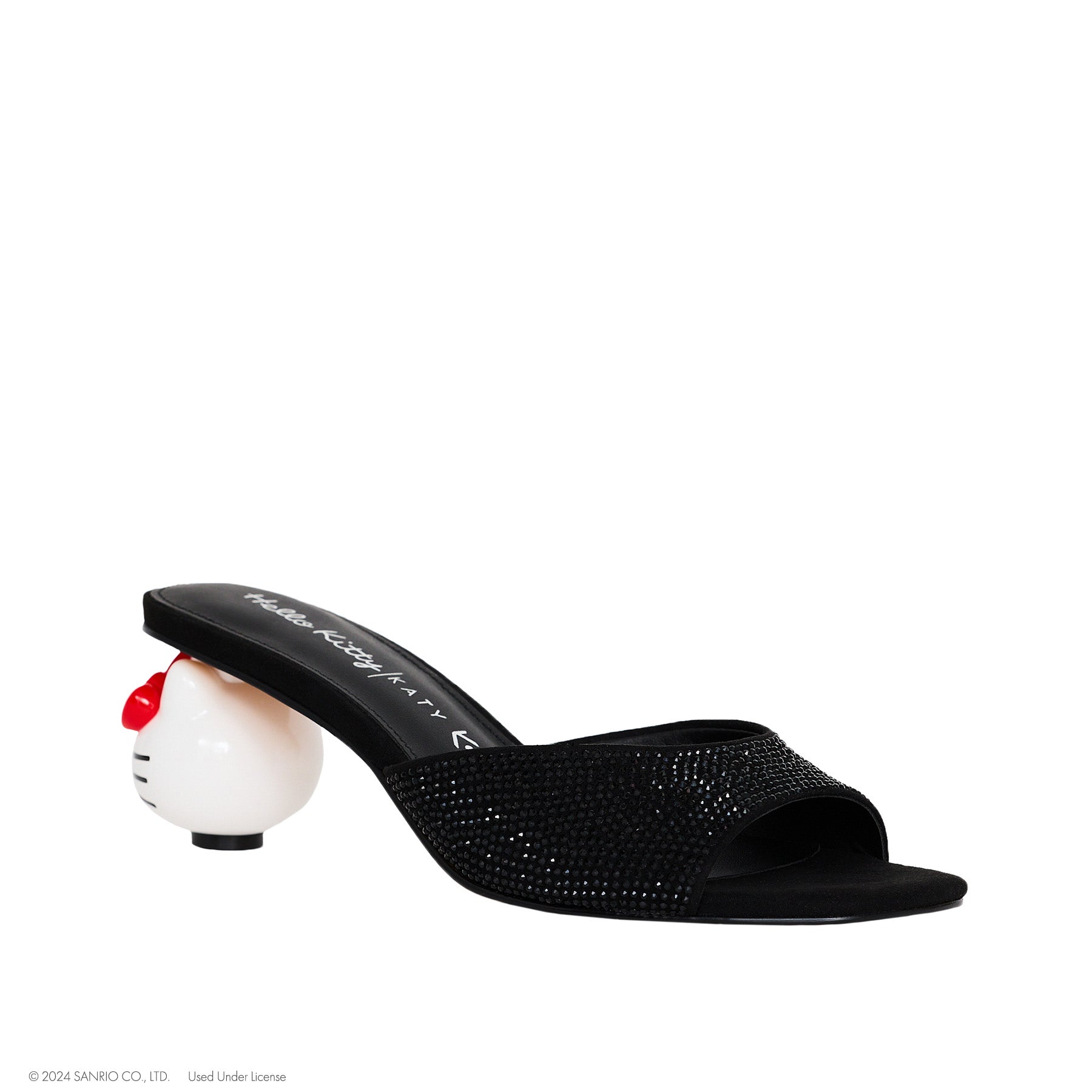 Hello Kitty black low heel