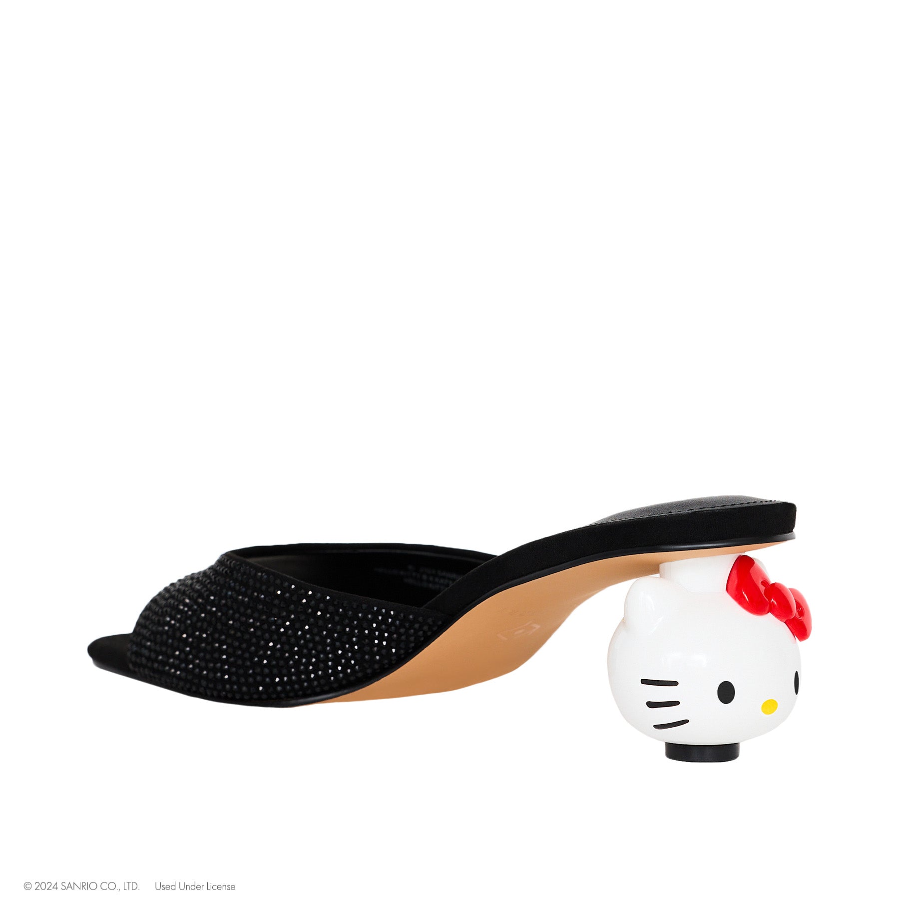 Hello Kitty black low heel