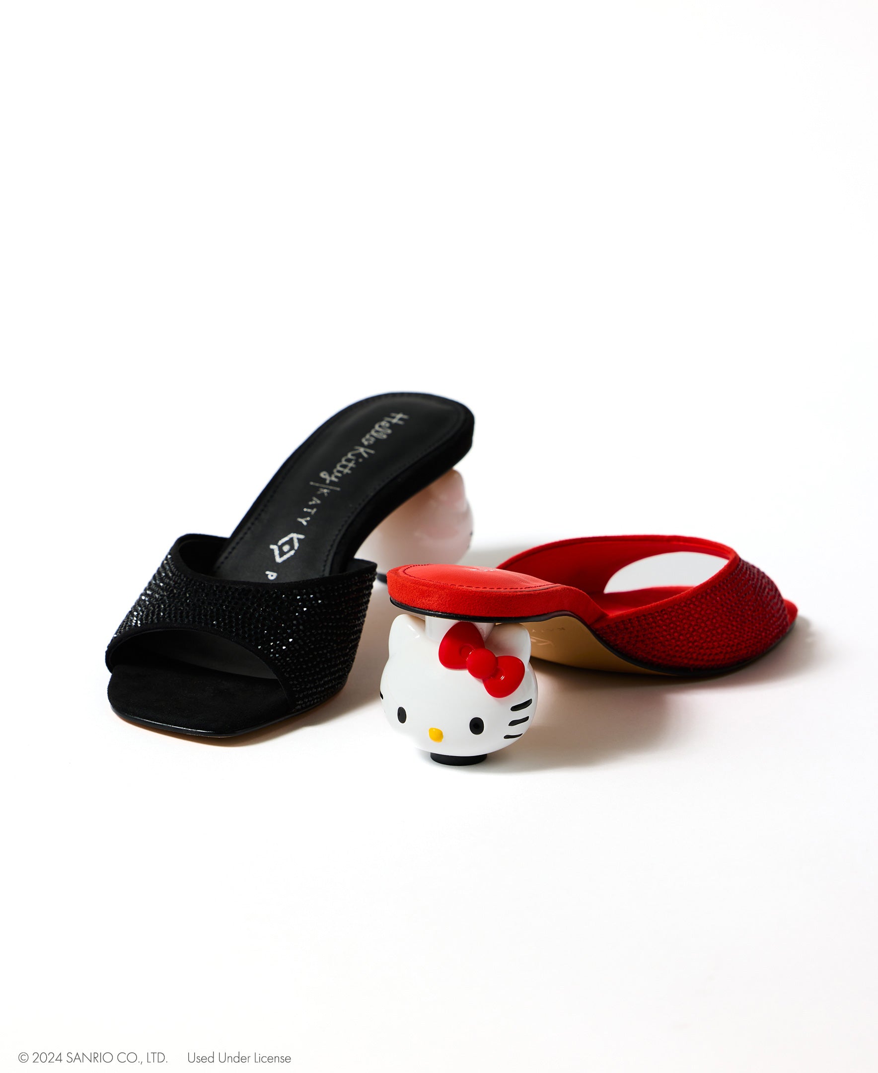 Hello Kitty black low heel