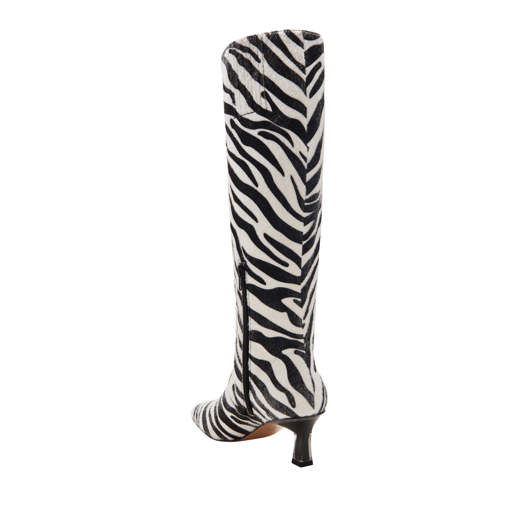 Zebra print thigh outlet high boots