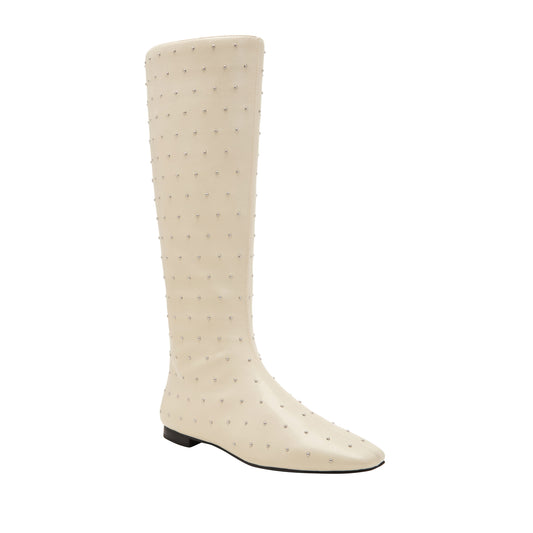 THE CONFIDANT STUD BOOT in white