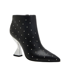 THE LATERR HIGH BOOTIE in black