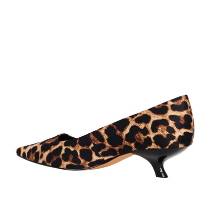 THE MICRO HEEL PUMP in leopard