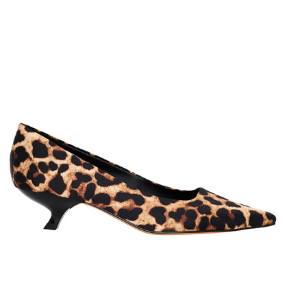 THE MICRO HEEL PUMP in leopard