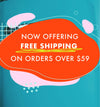 Now offering free shipping on orders over $59