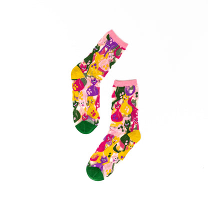 Dopamine Cats Sheer Sock