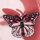 Vintage Pink Butterfly Swatch