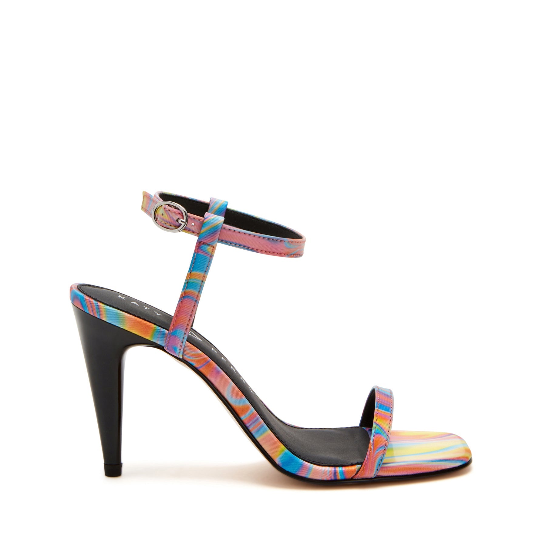 Rainbow strappy cheap heels