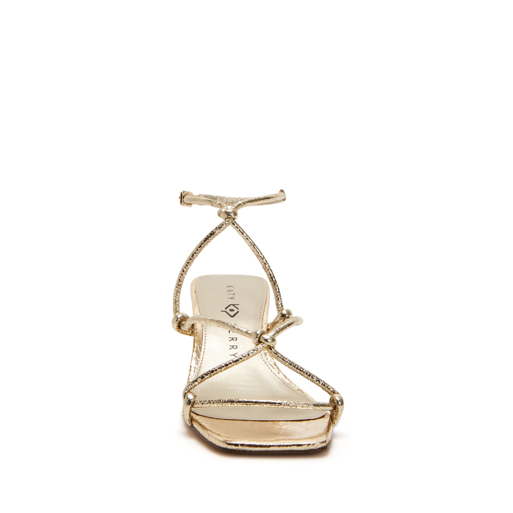Luxury women's shoes - Bottega Veneta Stretch sandals in gold